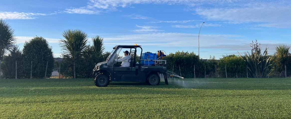 Kelvin using DM Sprayer