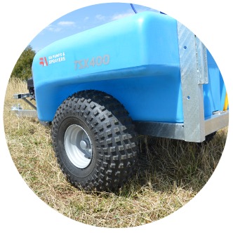 Knobbly tyres