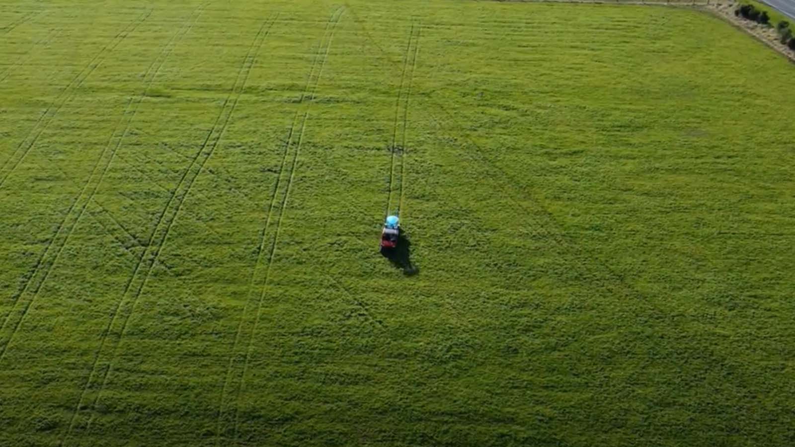 Aerial view of the BA Fertiliser Spreader