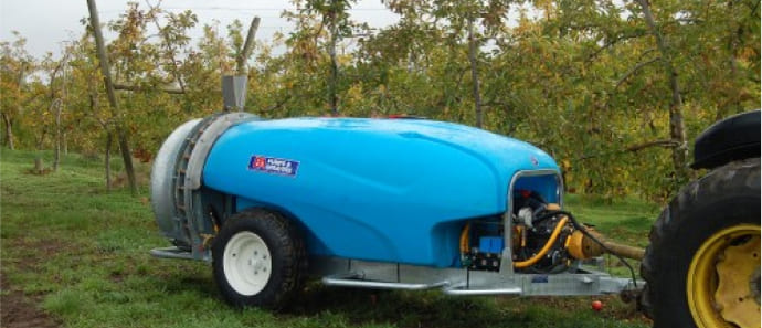 Orchard Sprayer in an orchard