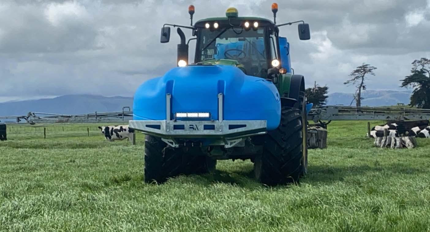 Front Mount Tank on a tractor