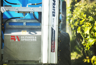 Close up of Smart Sprayer nozzles