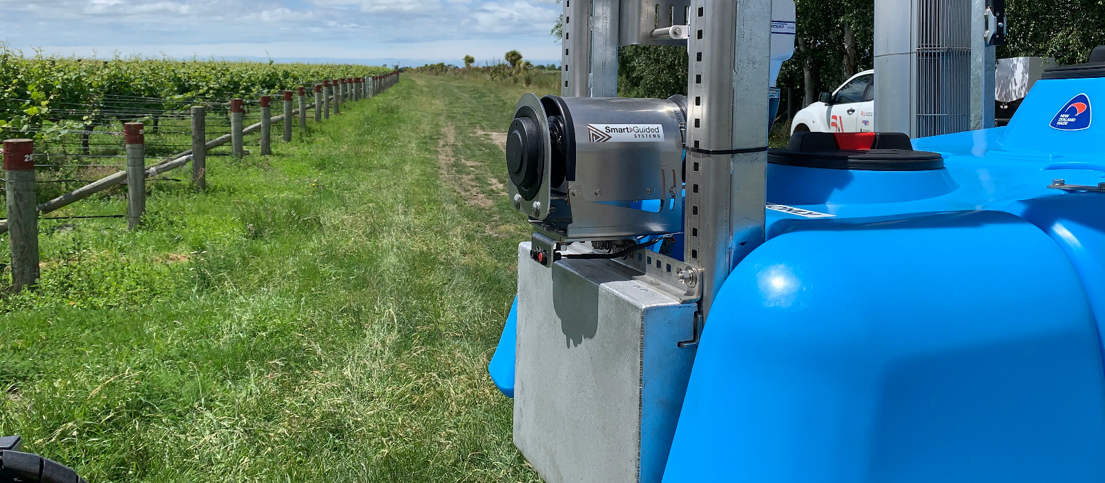 Close up shotr of the Smart Apply system on a sprayer