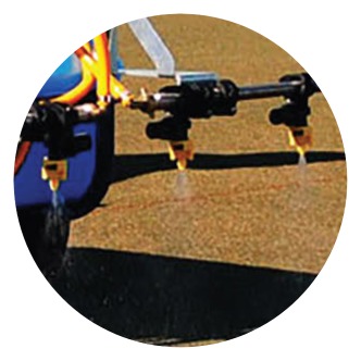 Low drift air induction TeeJet nozzles with 250mm spacing for lower boom height and drift control