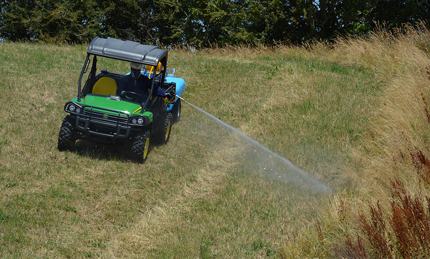 Spraying with a TSX400 Sprayer