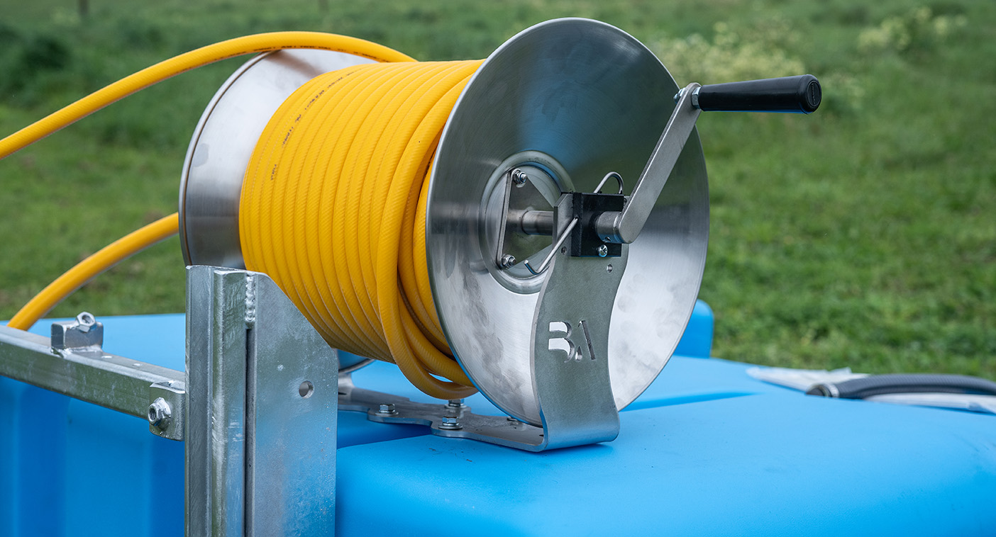Stainless Steel Hose Reel as featured on the TSX400
