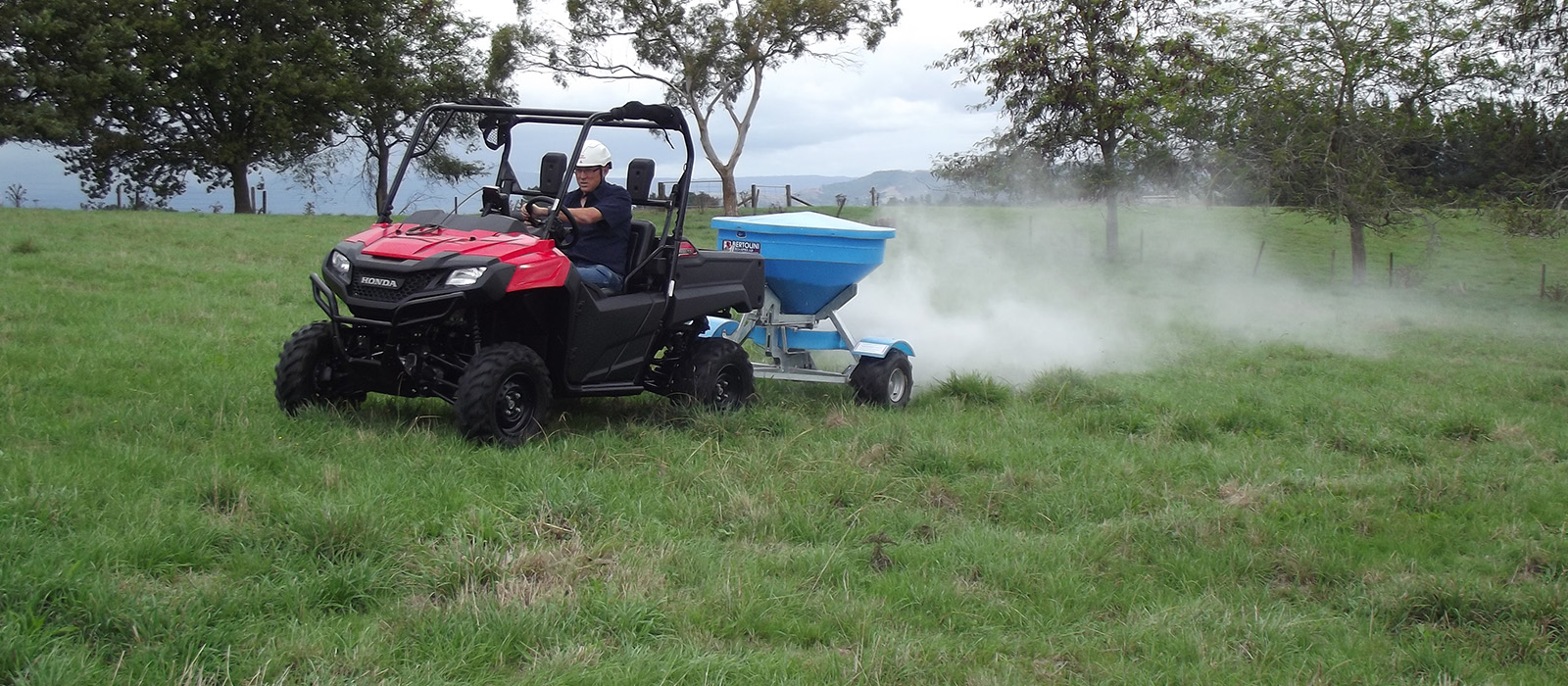 BA Pro-Spread in action on a field