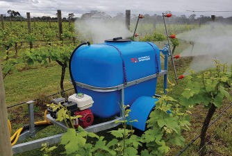 650L Sprayer and Hort Boom spraying