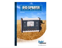 TeeJet 845 Manual Cover