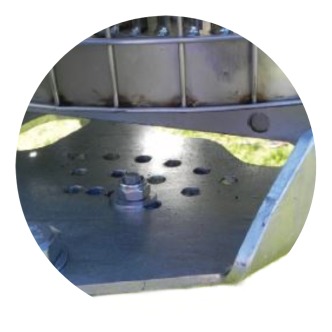 Laser cut alignment holes