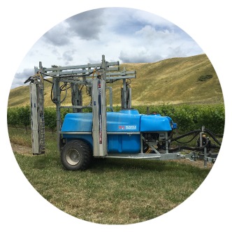 Vine Sprayer travel mode-