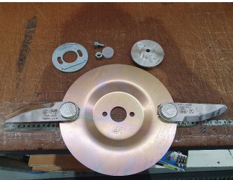 Disks with flail blades