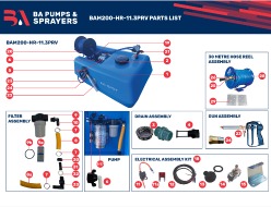 BAM 200 Parts List