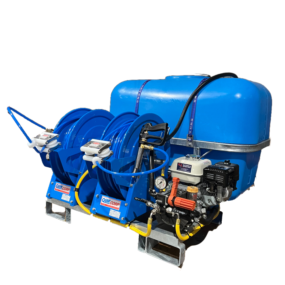 650 LITRE 12 VOLT TWIN REEL DECKMOUNT SPRAYER