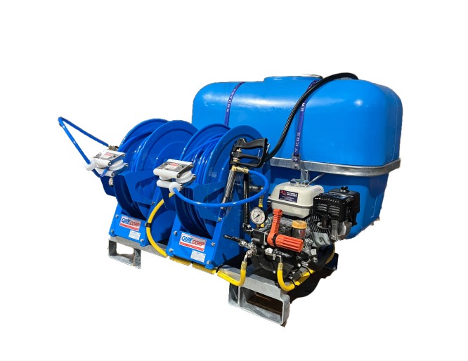 650 LITRE 12 VOLT TWIN REEL DECKMOUNT SPRAYER