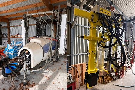 Paul Brown Collard Pre-Pruner and BA Vine Sprayers