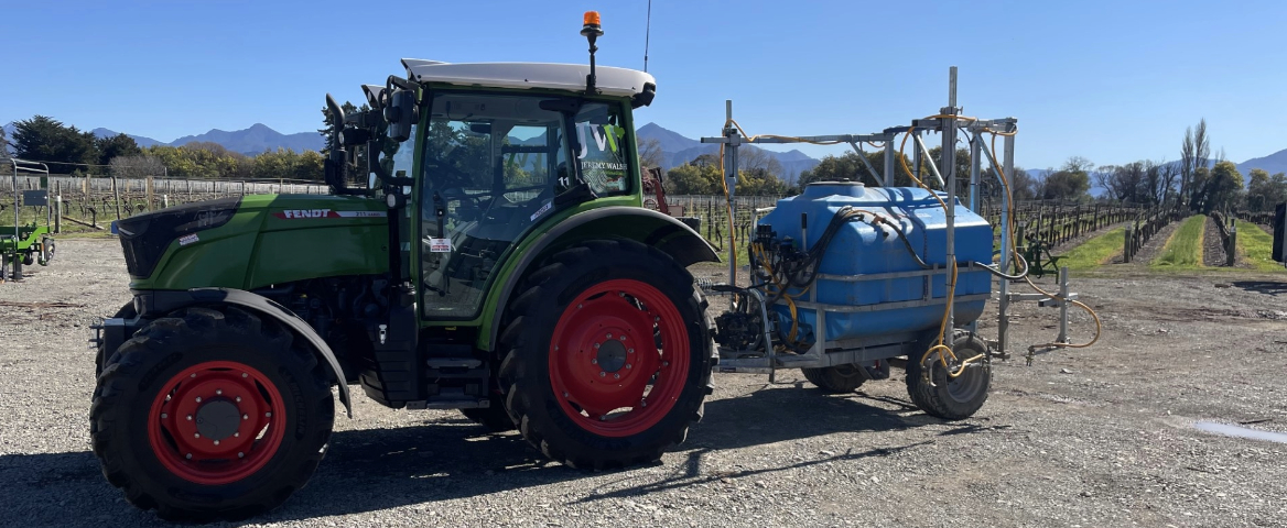 Jeremy Walsh Over Row Under Vine Trailed Sprayer