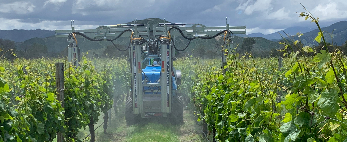 BA Smart Sprayer in the vine